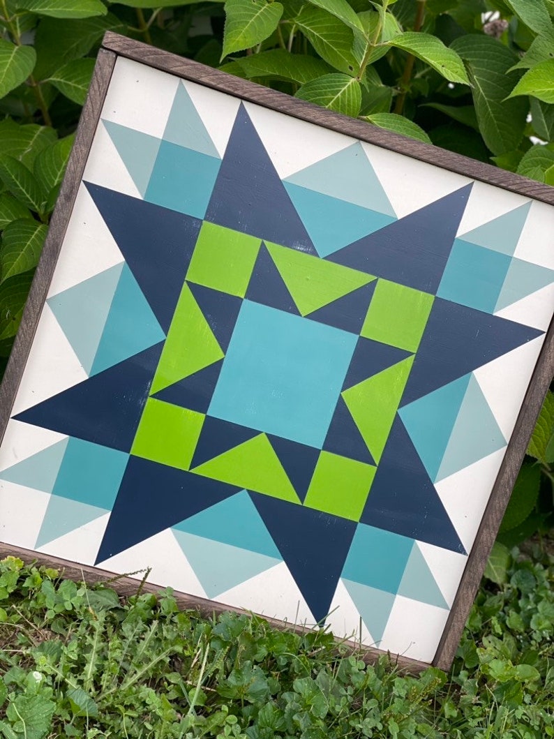 2x2 Handmade Barn Quilt Etsy