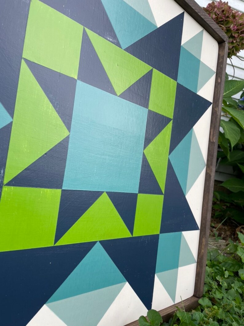 2x2 Handmade Barn Quilt Etsy