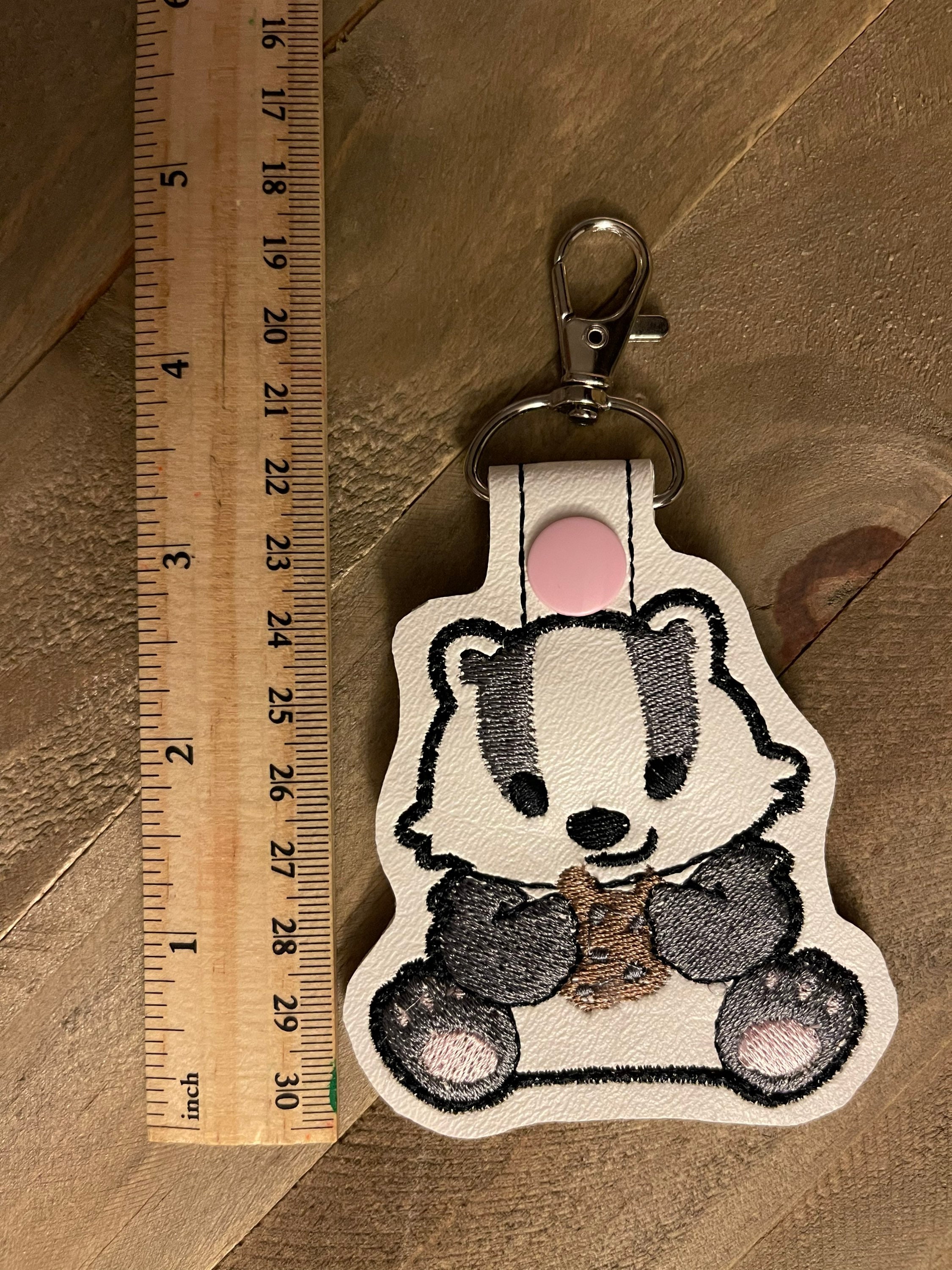 Honey Badger Keychain/key Fob Etsy