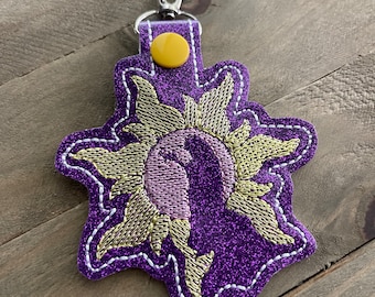 Long Hair Princess Keychain/Key Fob
