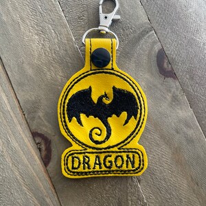 Llavero con broche de presión Dragon