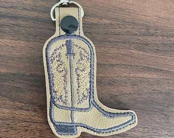 Cowboy Boot Keychain/Key Fob