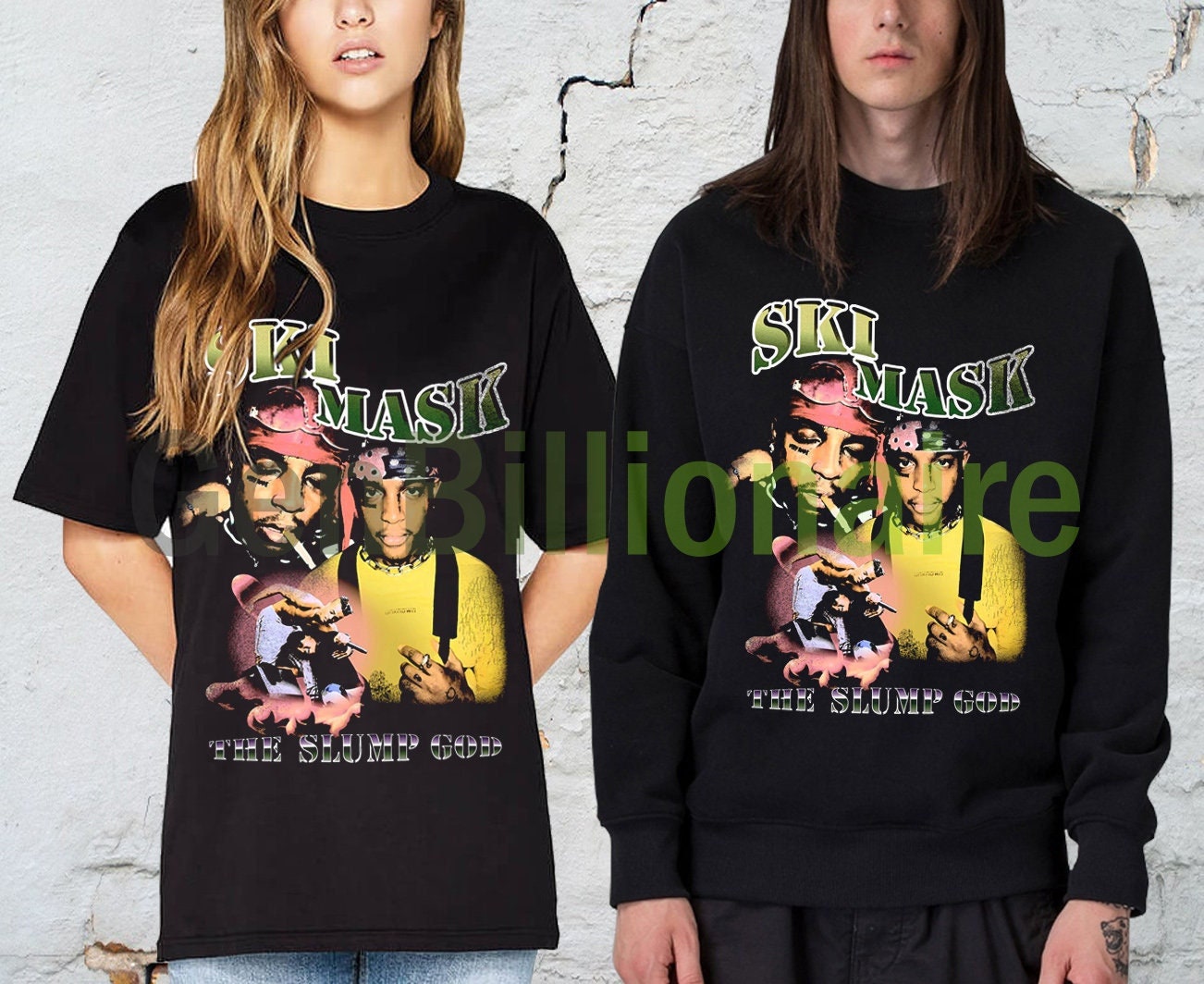 kugle forbandelse Diskurs SKI MASK The Slump God Rap Hip Hop 90s Bootleg T Shirt