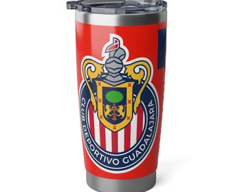 Chivas Tumbler- tell me what name you want on it, Chivas Deportivo, Liga MX, Soccer, Mexican football fan, gift for him