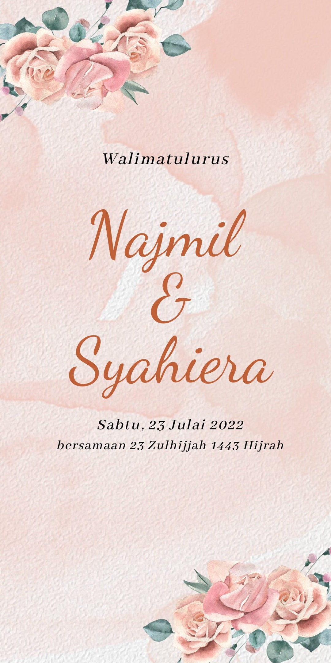 Digital Invitation Card Wedding Digital Card Malaysian Style Wedding Digital Invitation Card Wedding Digital Card Malaysian Style Wedding