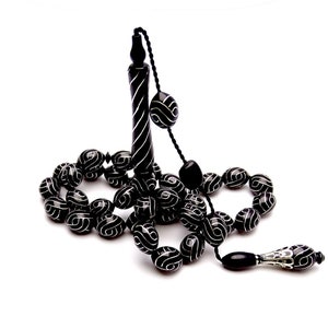 Yeni Tasarım Sistemli Erzurum Oltu Taşı Tesbih,Original Oltu Stone,Oltu Taşı,Oltu Stone Tasbih,Oltu,Tasbih 33,Tasbih Gift,Tasbeeh,Tasbih