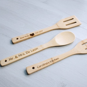 Bamboo Wood Salad Spoon