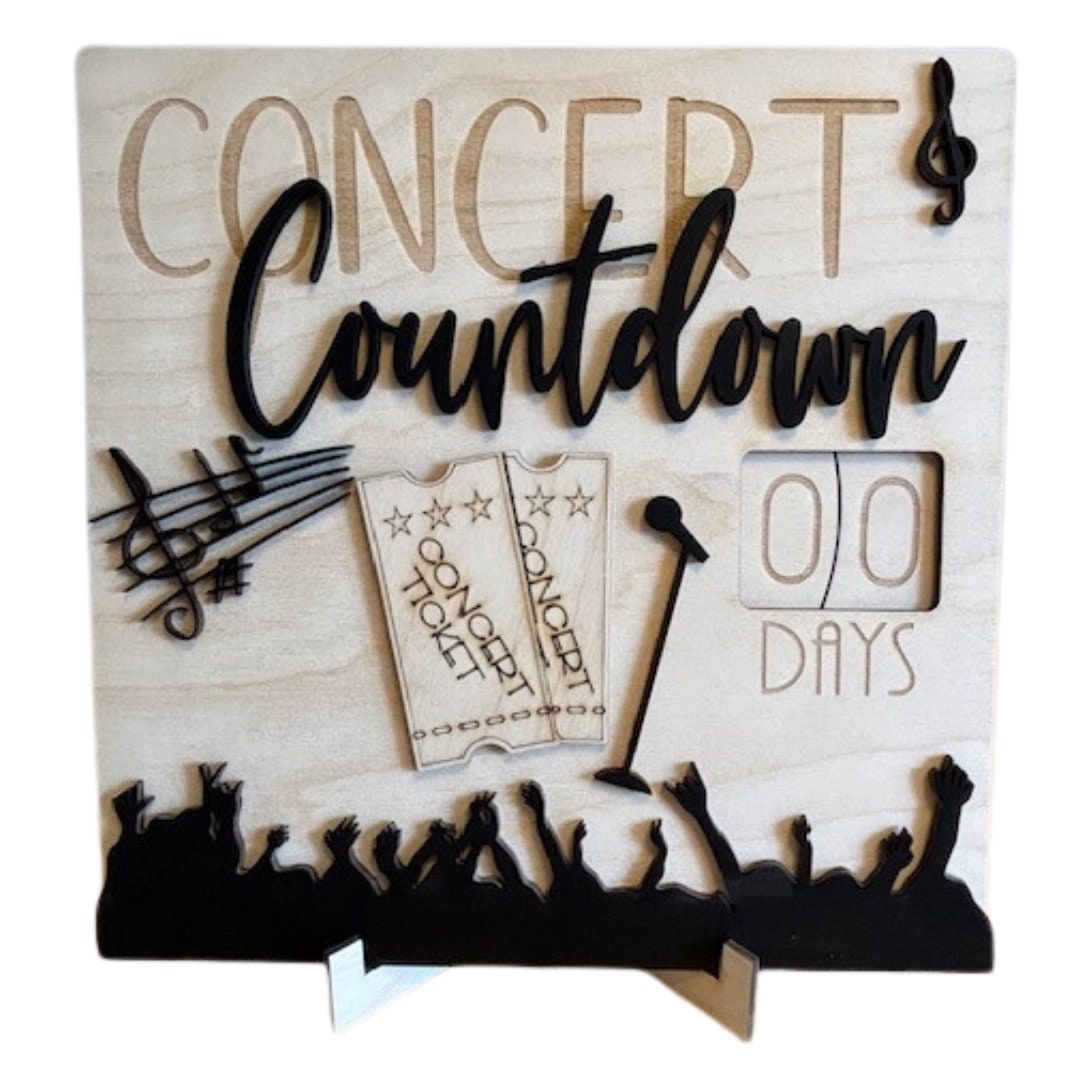 custom-concert-countdown-calendar-birthday-gift-for-music-lovers-stylish-home-d-cor-unique-handmade-art-etsy