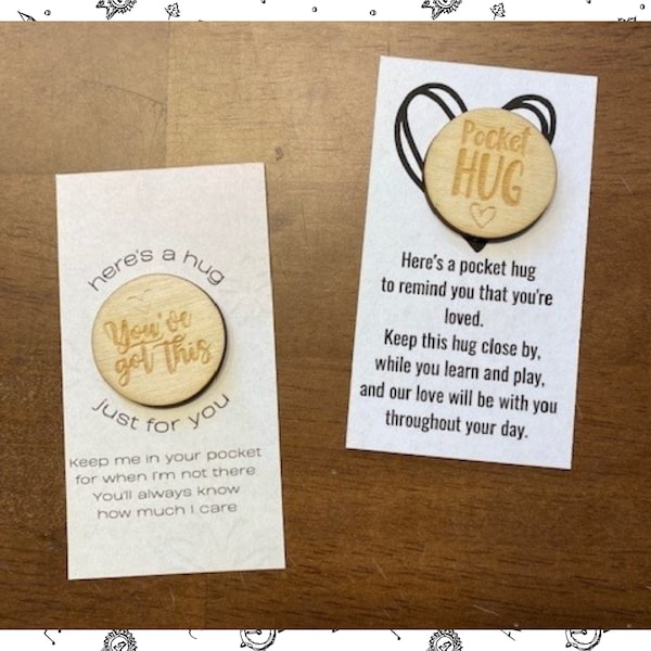 Pocket Hug Coins Etsy
