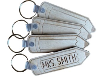 Porte-clé Merci Maître Cadeau de Fin d'Année d'École