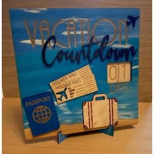 Vacation Countdown Perpetual Calendar