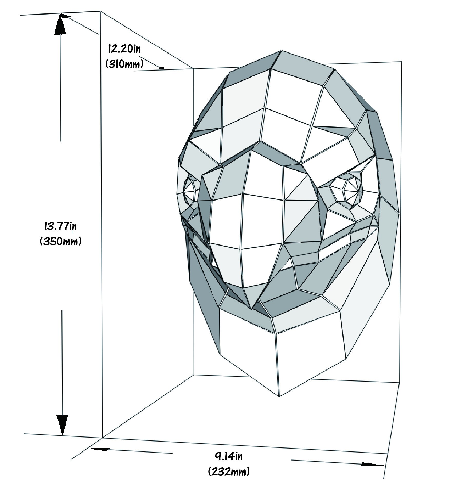 Bald Eagle Papercraft Mask, Eagle Mask Template, DIY Paper Mask,low ...