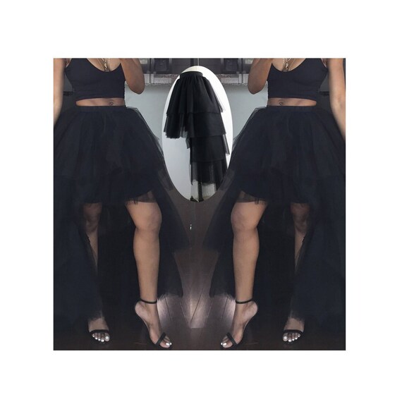 Black tulle cheap skirt xl