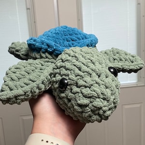 Cute Stuffed Crochet Turtle