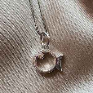 925 Sterling Silver Fish Necklace
