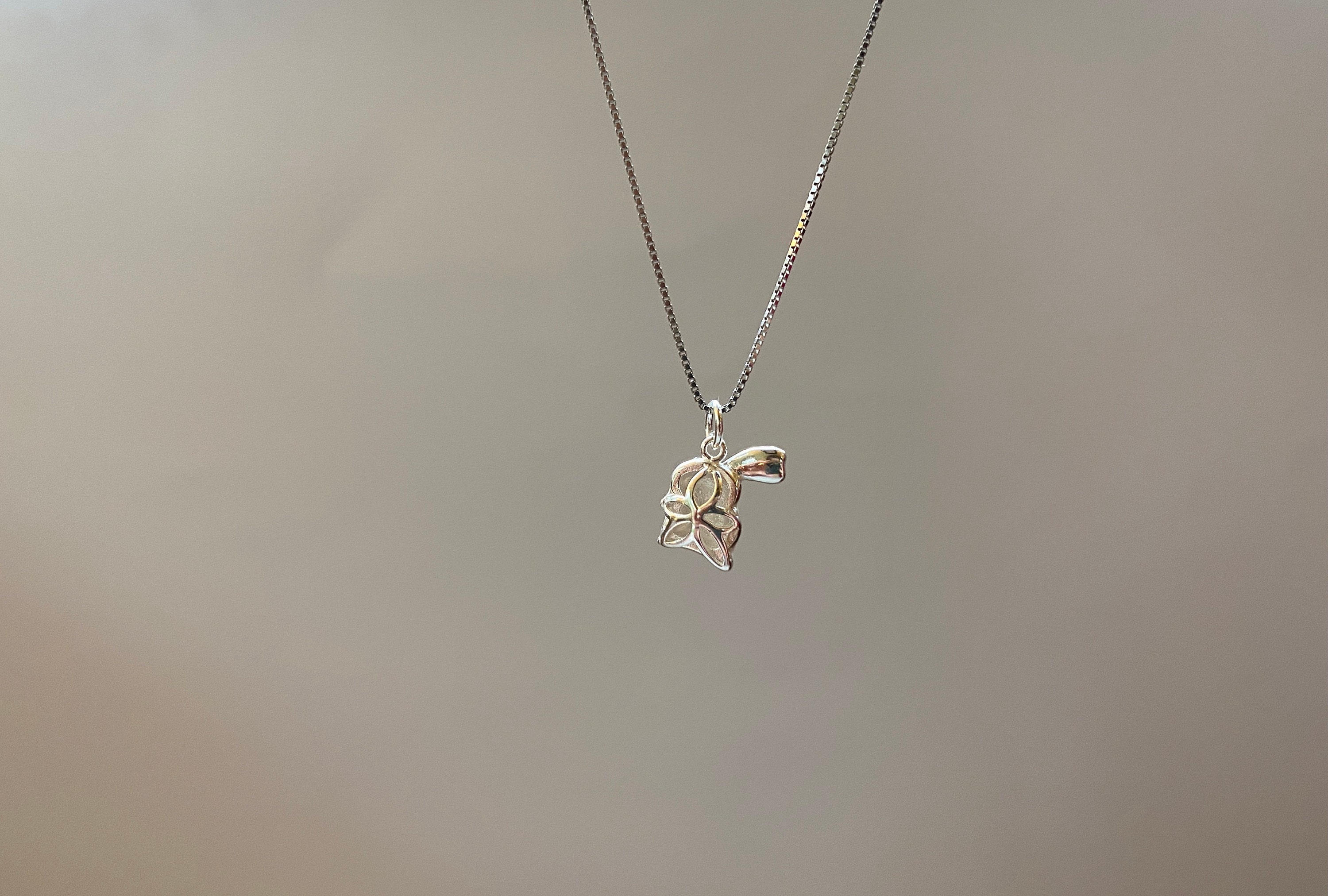 925 Sterling Silver Bunny Necklace - Etsy