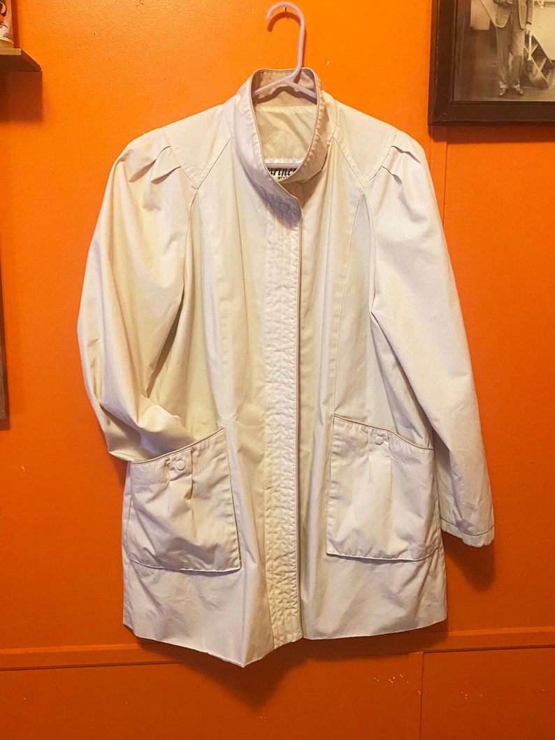 SALE 80's Cream Jacket Partner's by Mervyns Women's Large Etsy