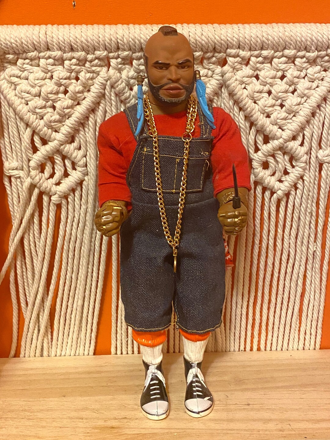 SALE Rare Mr. T Doll 1983 by Galoob 12 With Most Parts in Tact Etsy