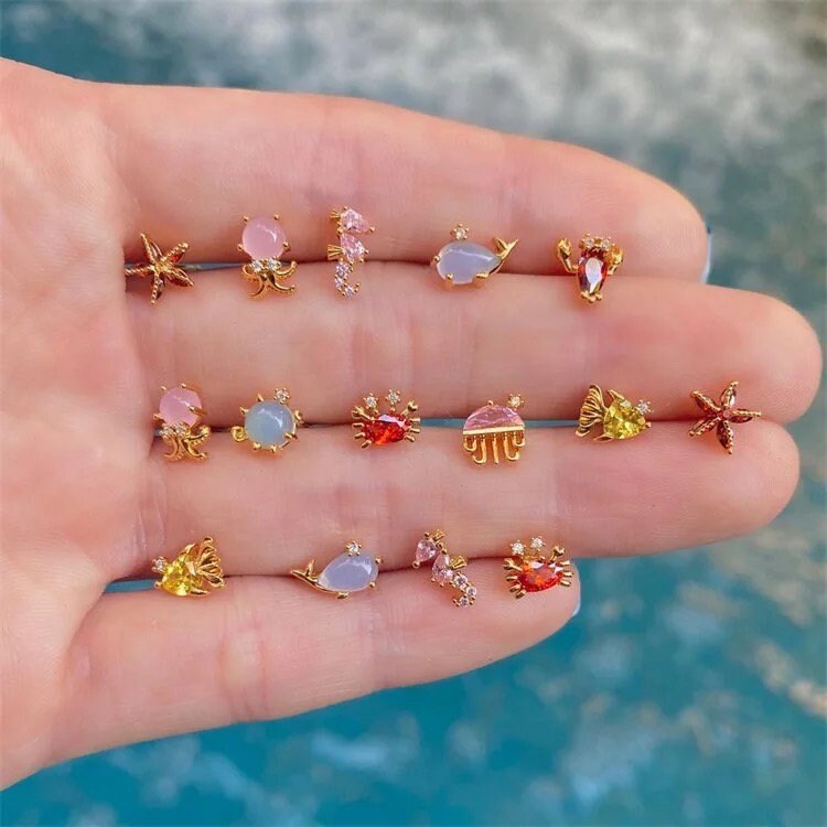 Cute animal stud best sale earrings