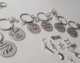Regalo para papá, regalo del día del padre, regalo de Navidad para papá, etiquetas grabadas personalizadas, etiqueta de regalo personalizada, regalos de boda