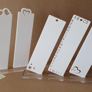 Blank Acrylic Bookmarks, DIY Crafting Blanks, Sublimation Blanks, DIY Teacher Gifts, DIY Craft Ideas