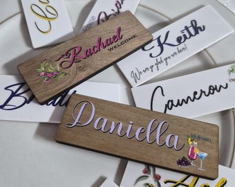 Etiquetas personalizadas para tarjetas de lugar, etiquetas personalizadas, tarjetas de acrílico para invitados a bodas, etiquetas para eventos, mensaje de agradecimiento en una etiqueta