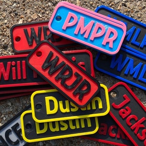 Personalized 3D Printed Tags - Luggage, Nametag, Special Occasion