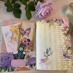 Gärtner Junk Journal, Geschenk für einen Gärtner, Garten Journal, Junk Journal für Gärtner, Garten Themed, Handgemacht, Geschenkverpackt