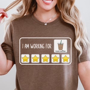 Special Education Teacher Shirt, Autism Teacher T-Shirt, Working for Iced Coffee, School Psychologist Tee, RBT Tshirt, BCBA Shirt, Sped Tee