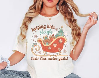 Occupational Therapy Shirt, OT Shirt, Occupational Therapist T-Shirt, Occupational Therapist Christmas Tee, Gift for OT, Allied Health Team