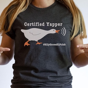 Speech Language Pathology Shirt, Certified Yapper Shirt, Speech Therapist T-Shirt, Funny Speech Language Pathologist, New SLP Grad Gift