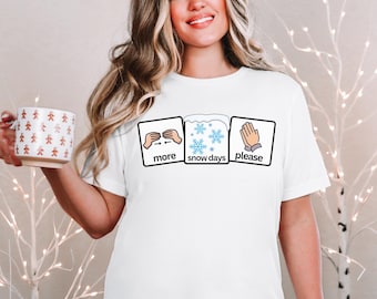 Special Education Teacher Shirt, Autism Teacher Snow Day T-Shirt, RBT Tshirt, BCBA Shirt, Neurodiversity Shirt, Spec Ed Team Group Shirts