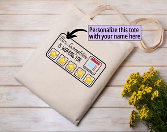 Personalized Special Education Teacher Tote, Custom Autism Teacher Bag, RBT Canvas Tote, Bag for BCBA, Sped Teacher Gift, Customized Tote