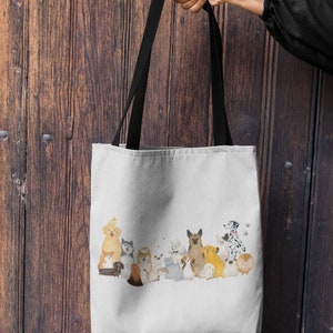 Dogs Tote Bag - Animal Tote bags - Dogs lover gift