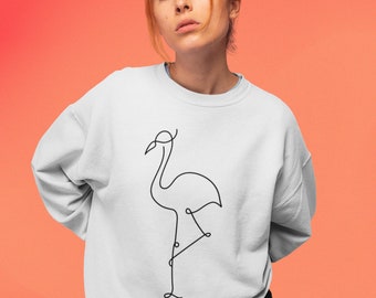 Flamingo Sweatshirt | Etsy