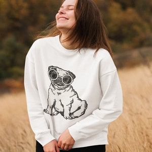 PUG Hoodie - DOG Hoodie - Pug lovers Hoodie - Pug gift - Fun Hoodie