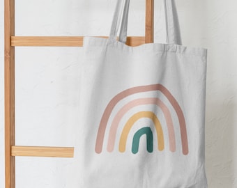 Rainbow Tote Bag - Colorful tote bag - rainbow gift