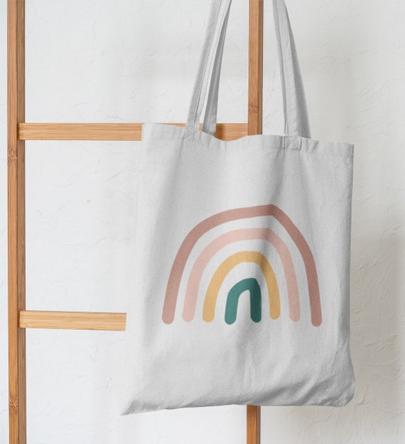 Rainbow Tote Bag - Colorful tote bag - rainbow gift