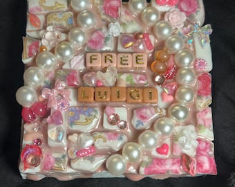 FREE LUIGGI | Handmade Coquette Mixed Media Assemblage