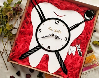 Dentist's Clock Laser cutting file (DXF - AI - CDR) Acrylic or Wood