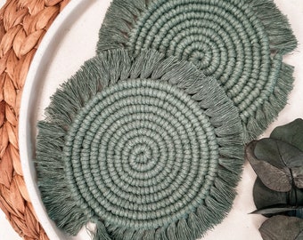 Makramee Untersetzer - laurel | Coaster | Dekoration | Boho