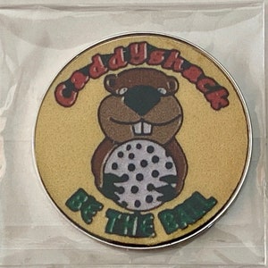 Caddyshack - Bushwood - Be The Ball - New Pro Size 32Mm Slim - Golf Ball Marker