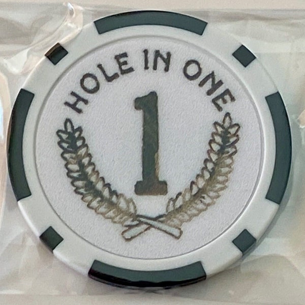 Golf Poker Chip Display Etsy