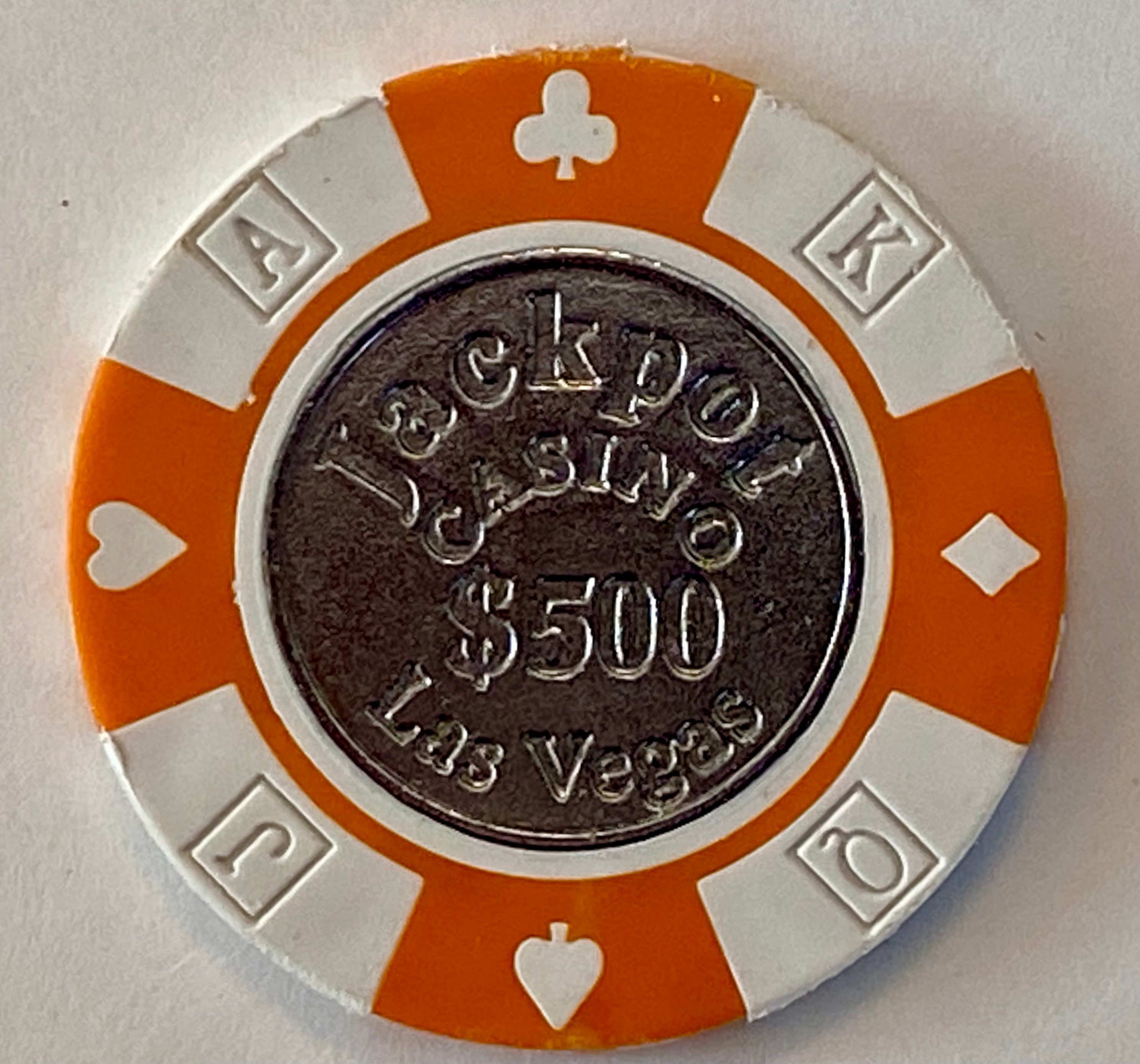 JackPot Casino Las Vegas 500 Dollar Casino Chip Marqueur de Etsy