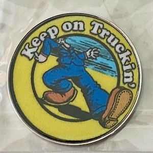 KEEP ON TRUCKIN - Pro size 32mm -Golf Ball Marker
