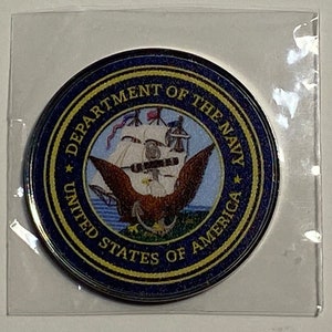 United States Navy - NEW Pro size 32mm Slim - Golf Ball Marker