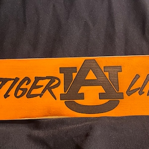 Laser engraved custom signs (college Teams) home decor. Home signs