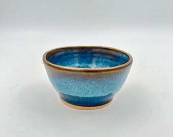 Rustic Blue Ceramic Bowl