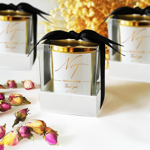 Wedding Favors For Guest in bulk, Thank you Candle Favors, Luxury Wedding Favors, Welcome gift