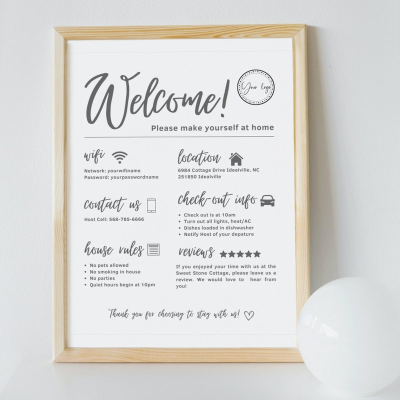 Vacation Rental Sign - Etsy
